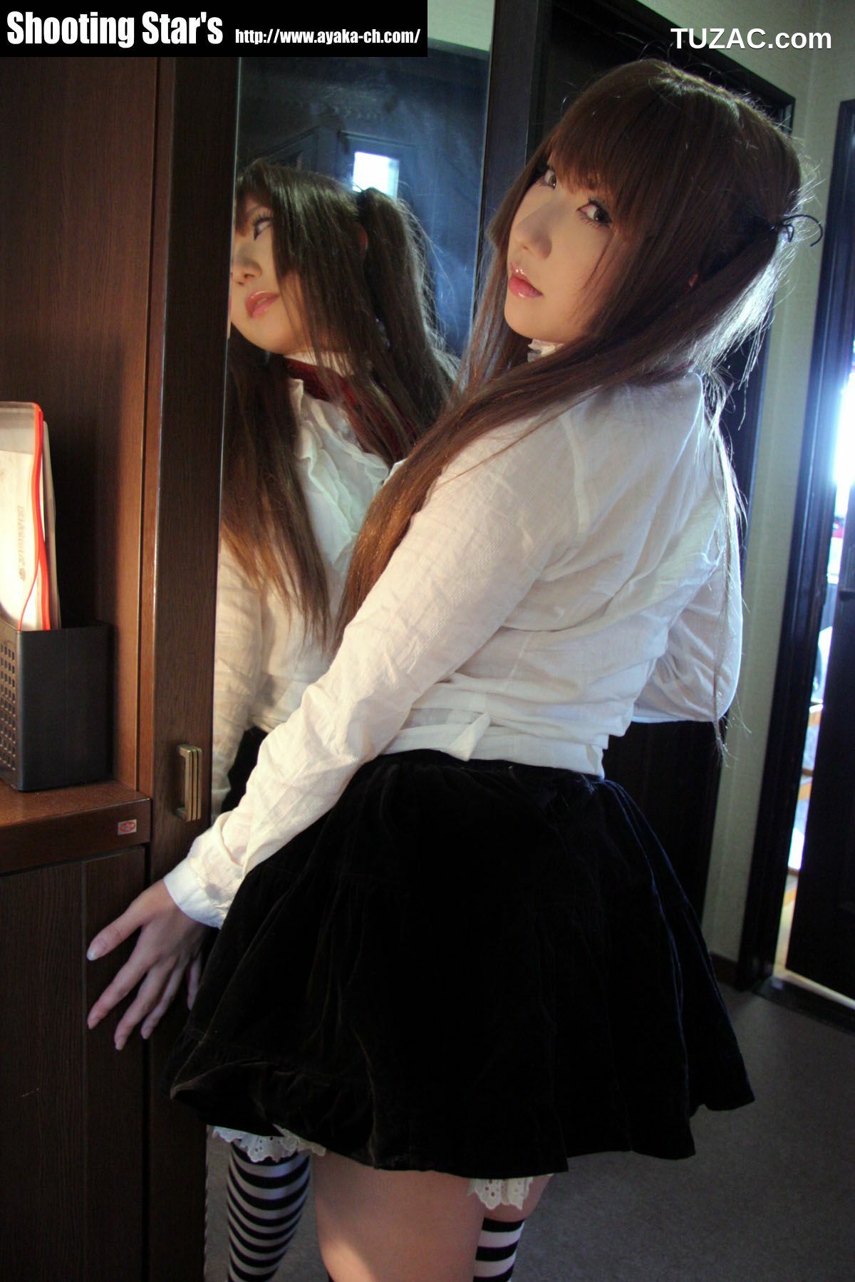 日本CosPlay_サク (绫香 Saku Ayaka) 《DEATH NOTE》Amane Misa(弥海砂) 写真集[118P]