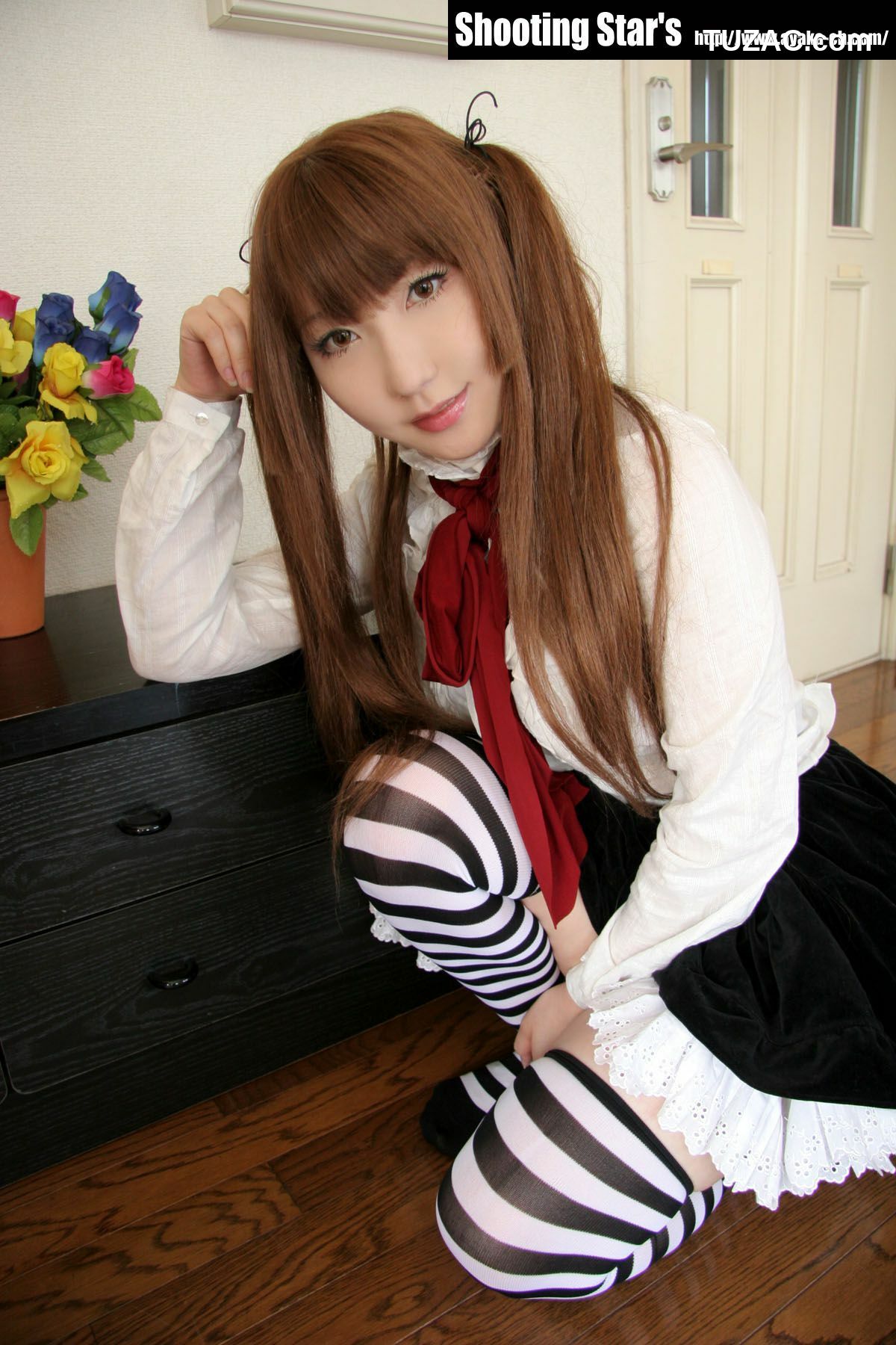 日本CosPlay_サク (绫香 Saku Ayaka) 《DEATH NOTE》Amane Misa(弥海砂) 写真集[118P]
