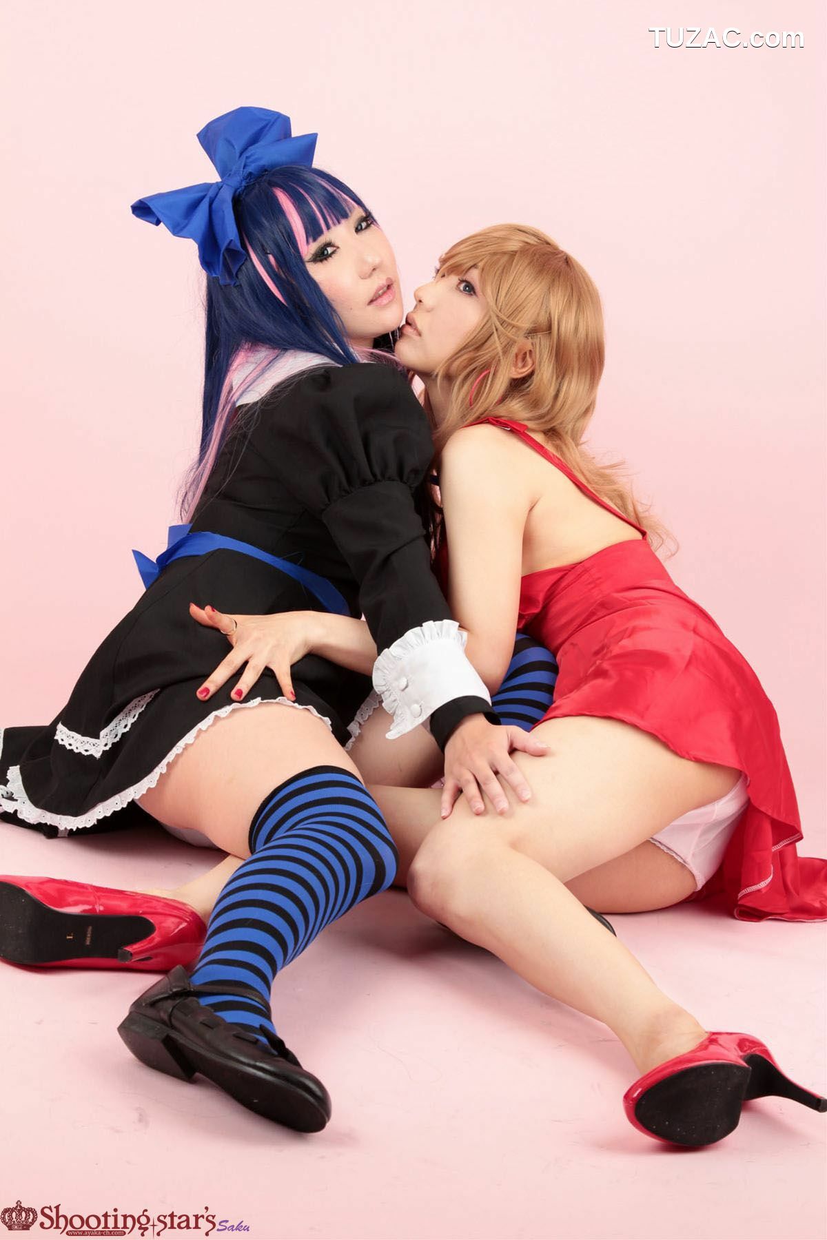 日本CosPlay_サク&amp;花邑沙希《Panty &amp; Stocking with Garterbelt》 写真集[99P]