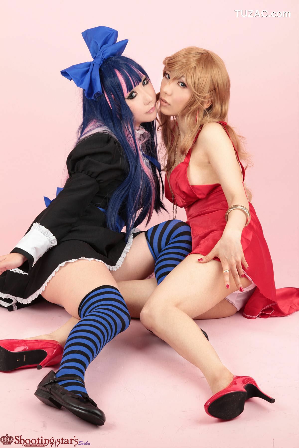 日本CosPlay_サク&amp;花邑沙希《Panty &amp; Stocking with Garterbelt》 写真集[99P]