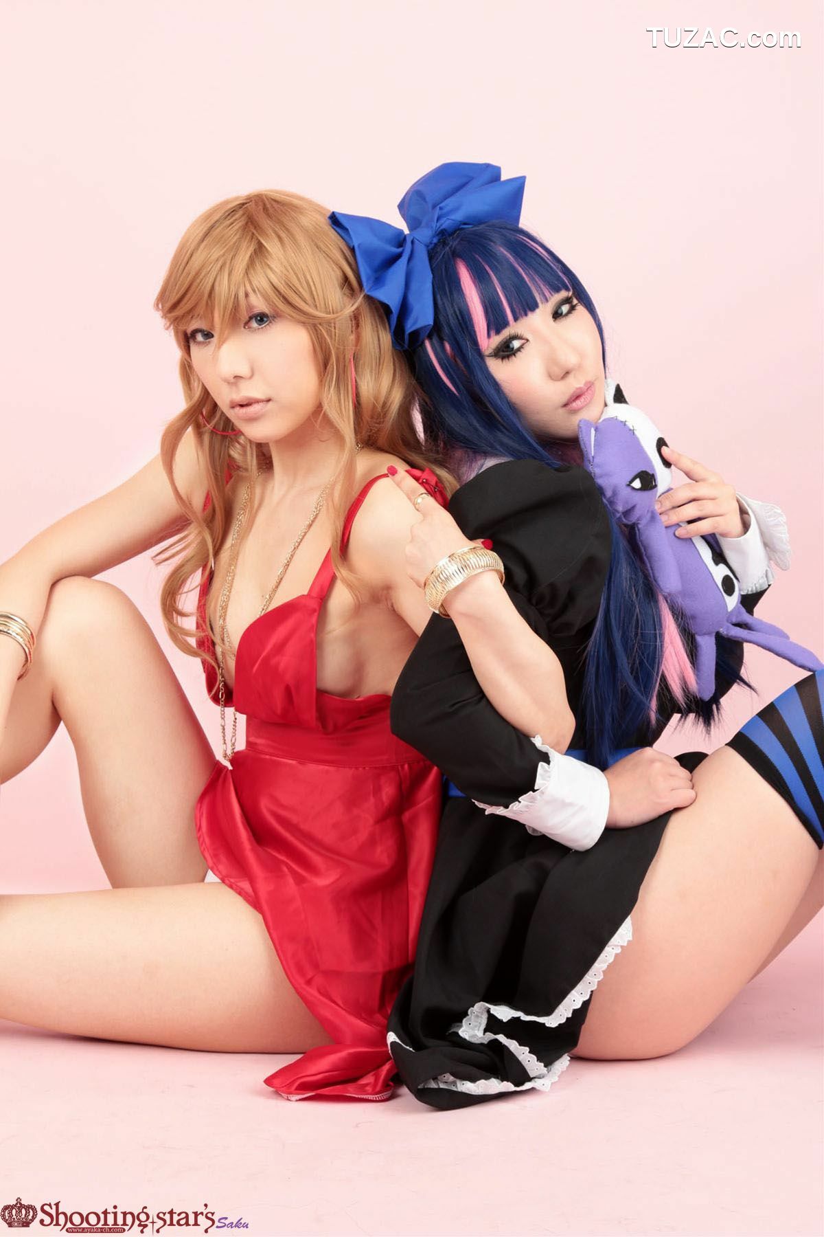 日本CosPlay_サク&amp;花邑沙希《Panty &amp; Stocking with Garterbelt》 写真集[99P]