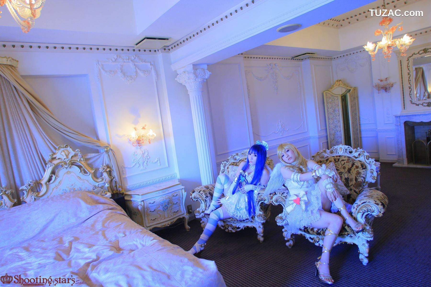 日本CosPlay_サク&amp;花邑沙希《Panty &amp; Stocking with Garterbelt》 写真集[99P]