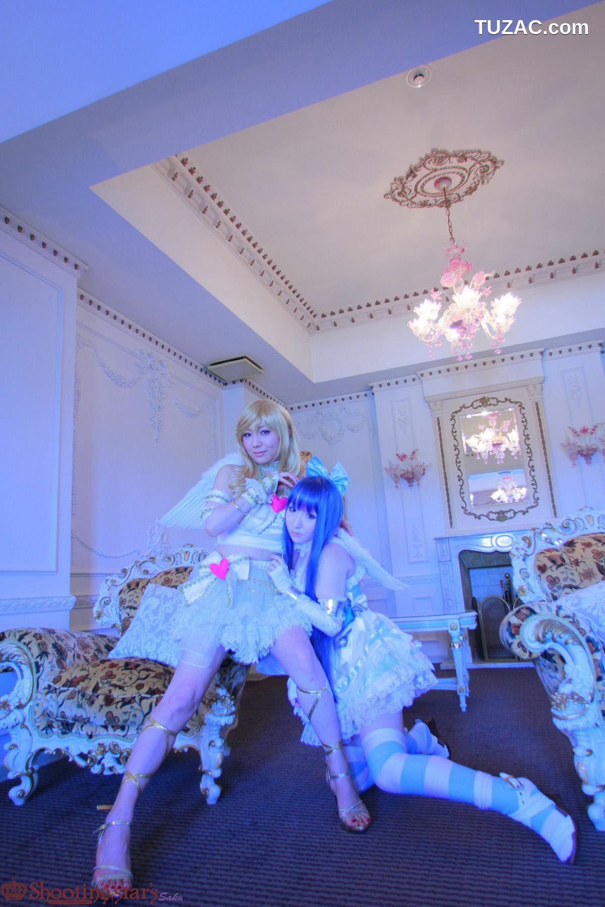 日本CosPlay_サク&amp;花邑沙希《Panty &amp; Stocking with Garterbelt》 写真集[99P]