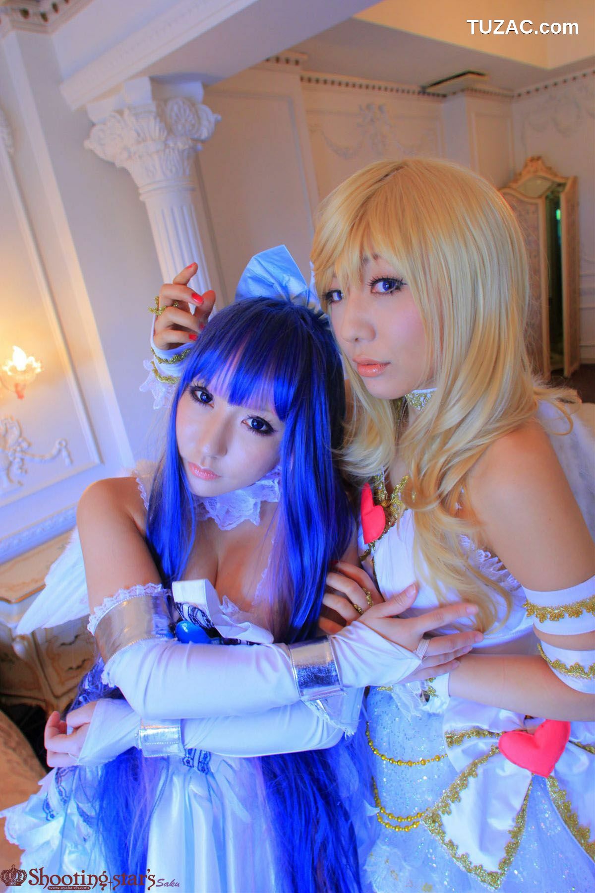 日本CosPlay_サク&amp;花邑沙希《Panty &amp; Stocking with Garterbelt》 写真集[99P]