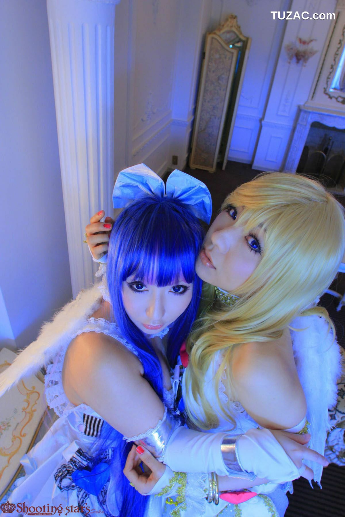 日本CosPlay_サク&amp;花邑沙希《Panty &amp; Stocking with Garterbelt》 写真集[99P]