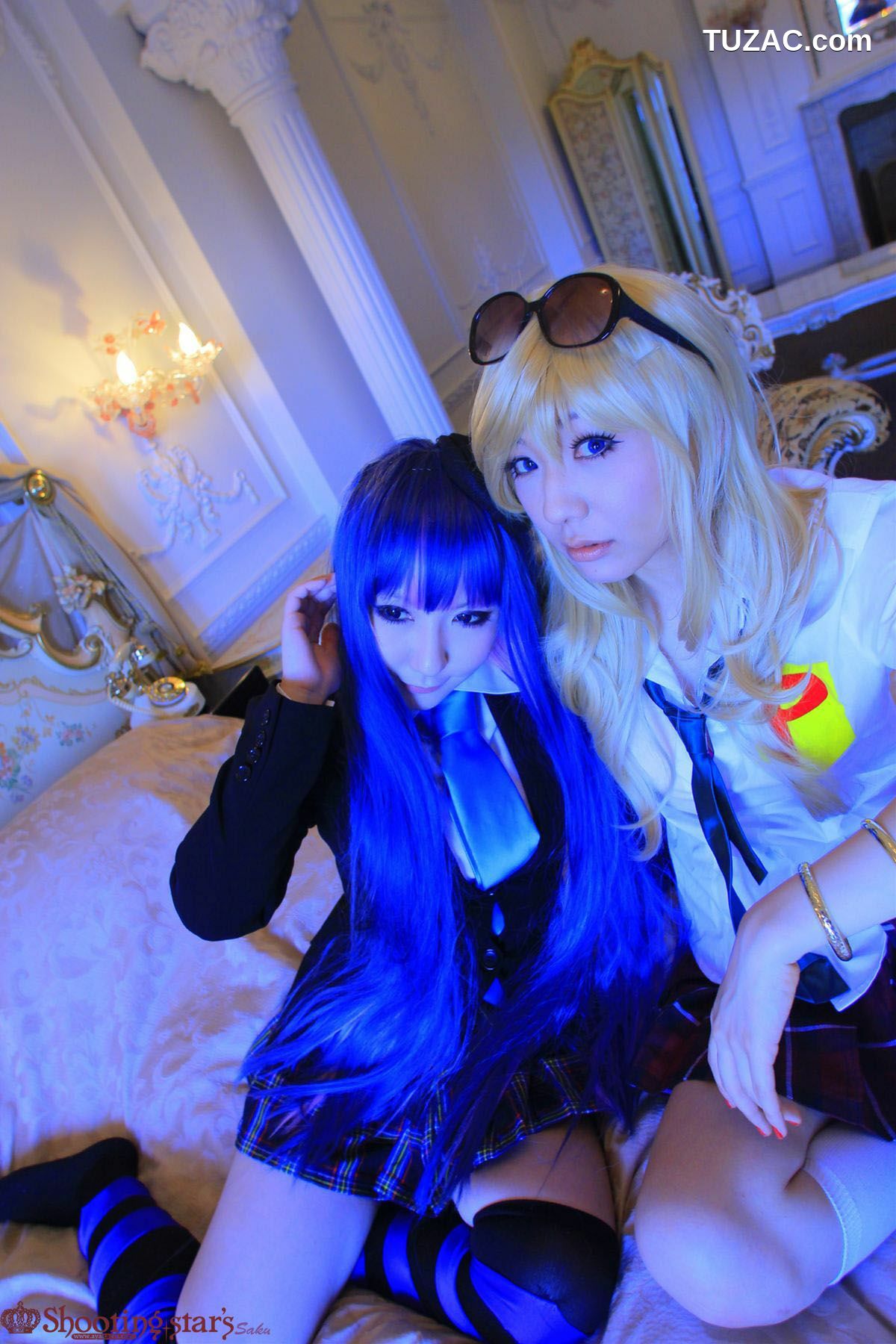 日本CosPlay_サク&amp;花邑沙希《Panty &amp; Stocking with Garterbelt》 写真集[99P]