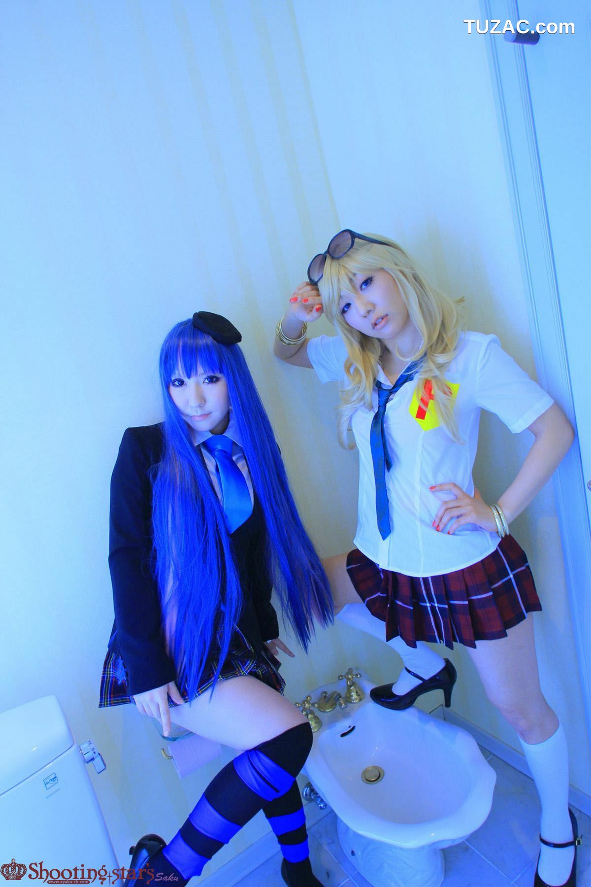 日本CosPlay_サク&amp;花邑沙希《Panty &amp; Stocking with Garterbelt》 写真集[99P]