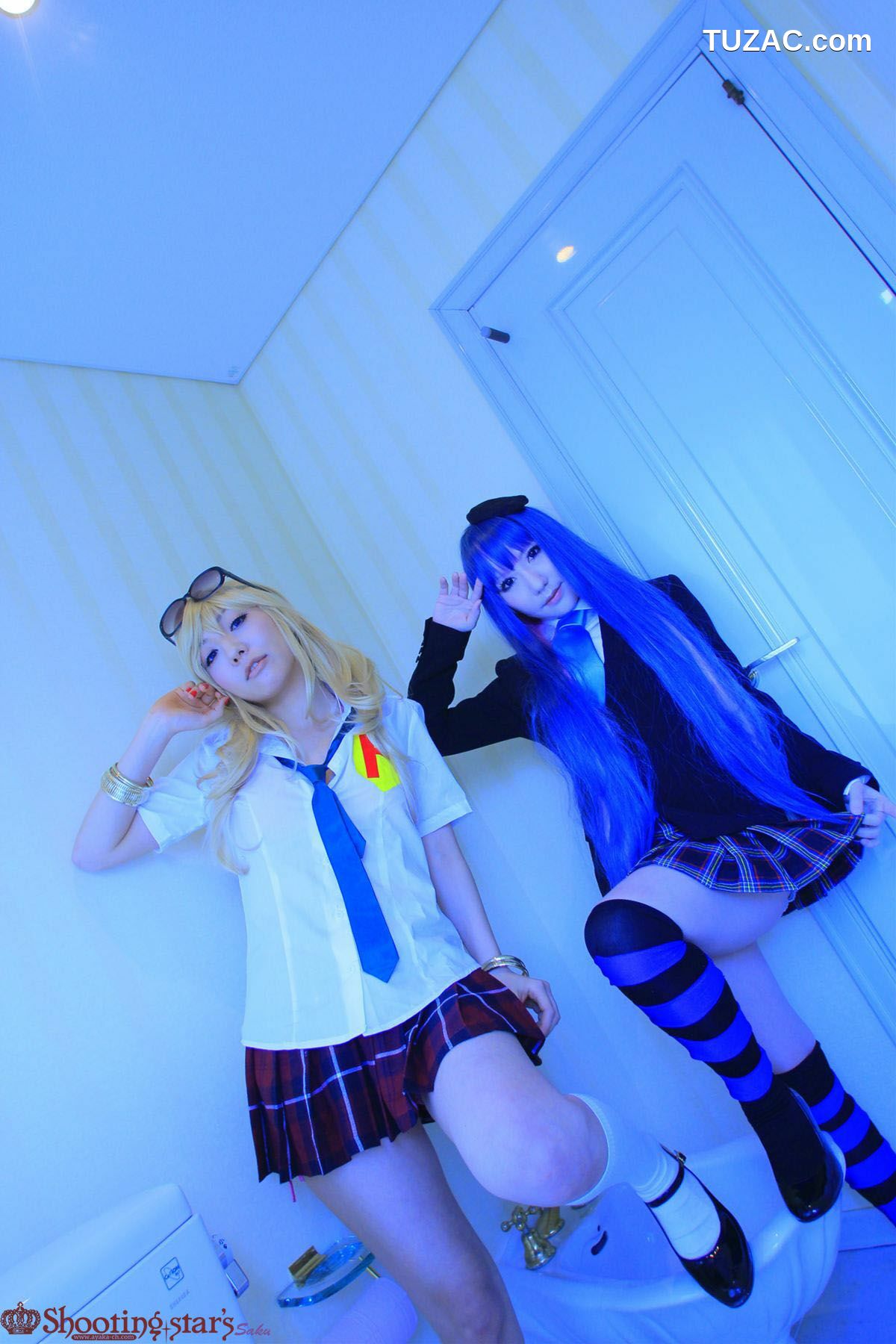 日本CosPlay_サク&amp;花邑沙希《Panty &amp; Stocking with Garterbelt》 写真集[99P]