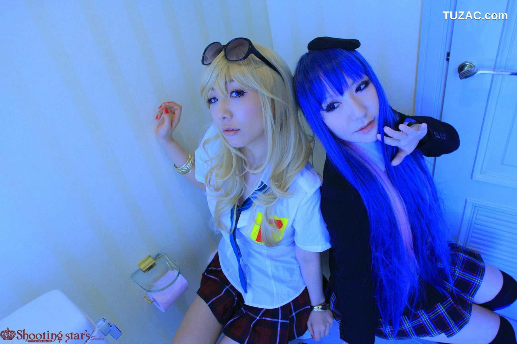 日本CosPlay_サク&amp;花邑沙希《Panty &amp; Stocking with Garterbelt》 写真集[99P]