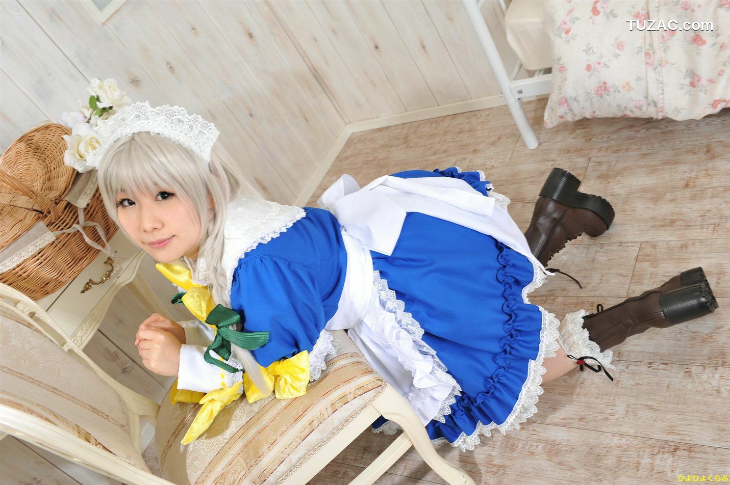 日本CosPlay_丹雫ひよ (Nishizuku Hiyo) 《東方Project》十六夜咲夜 写真集[100P]