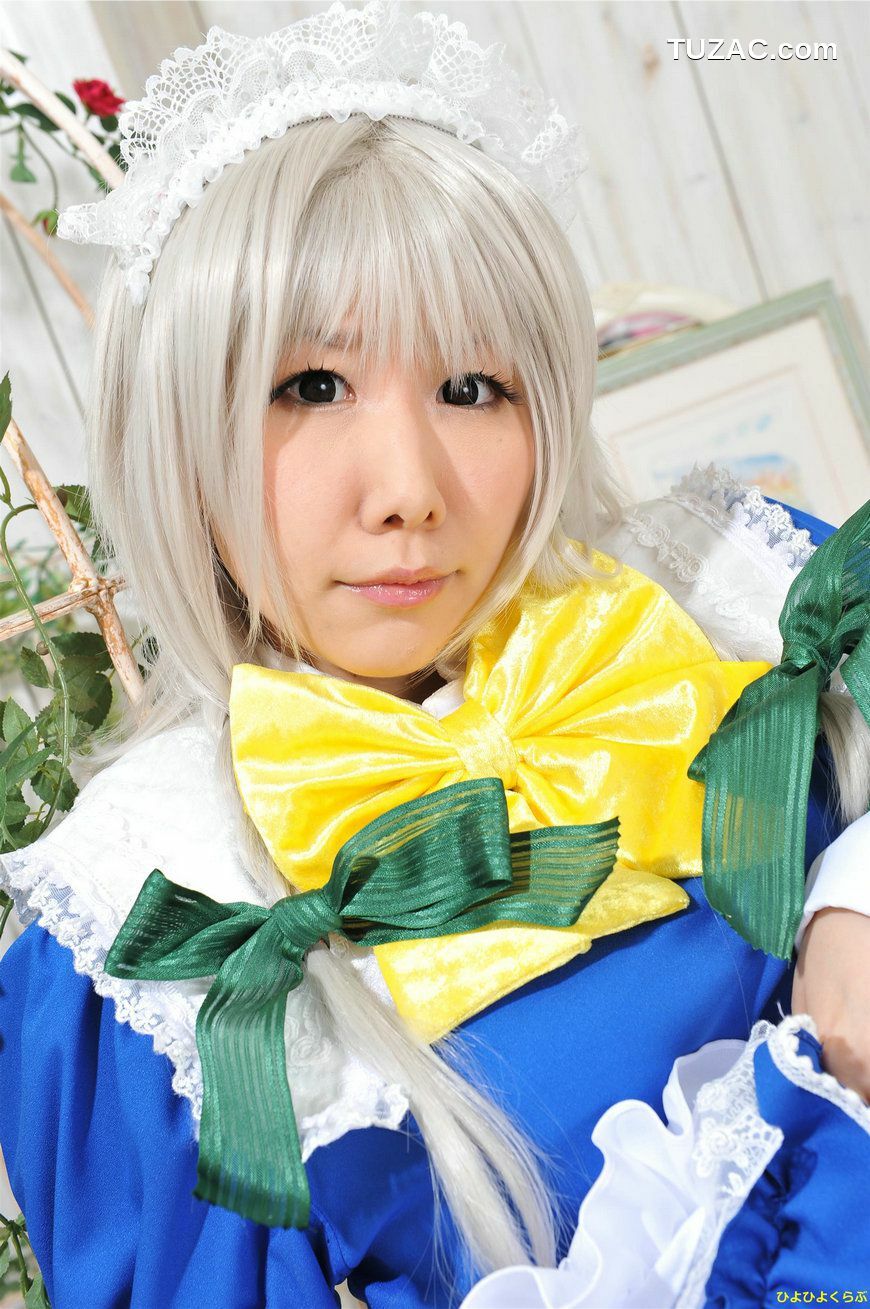 日本CosPlay_丹雫ひよ (Nishizuku Hiyo) 《東方Project》十六夜咲夜 写真集[100P]