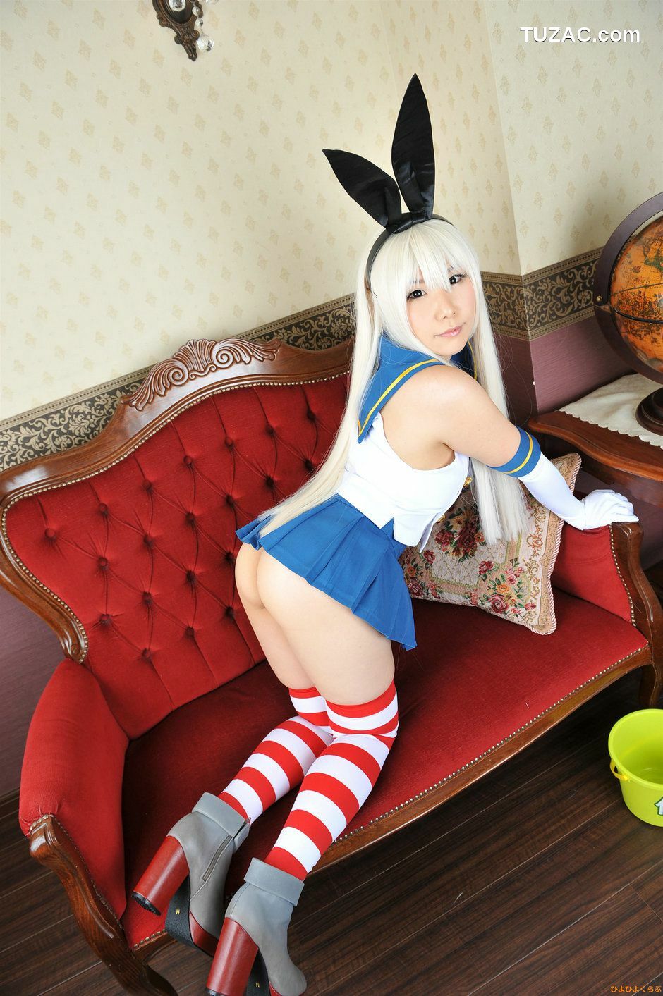 日本CosPlay_丹雫ひよ 《Petit Charm Fleur - Cancoll Simakaze》  写真集[100P]