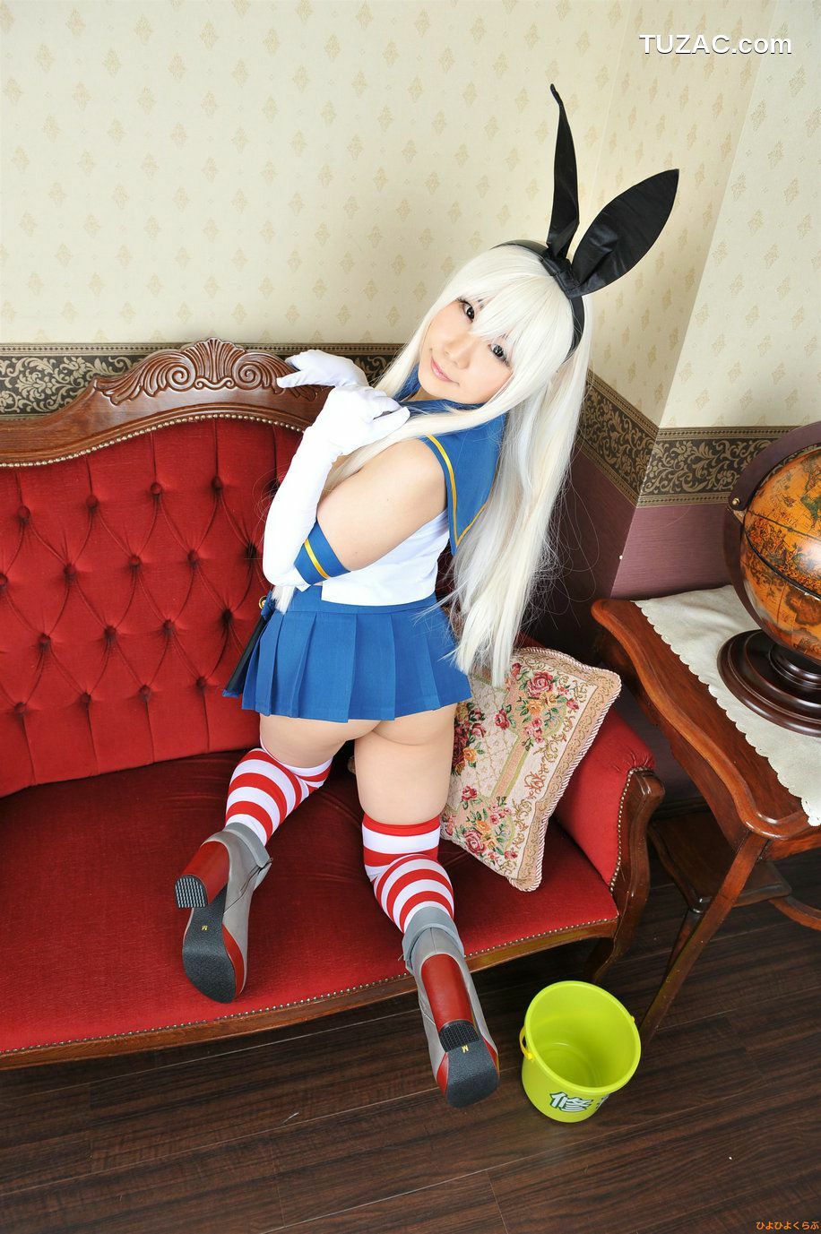 日本CosPlay_丹雫ひよ 《Petit Charm Fleur - Cancoll Simakaze》  写真集[100P]