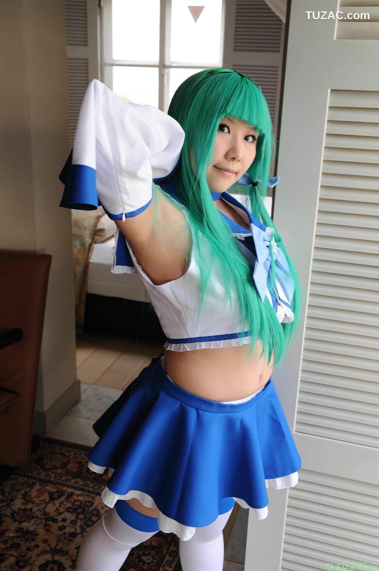 日本CosPlay_丹雫ひよ 《Touhou Project》Kochiya Sanae まじかるさなえちゃん  写真集[55P]