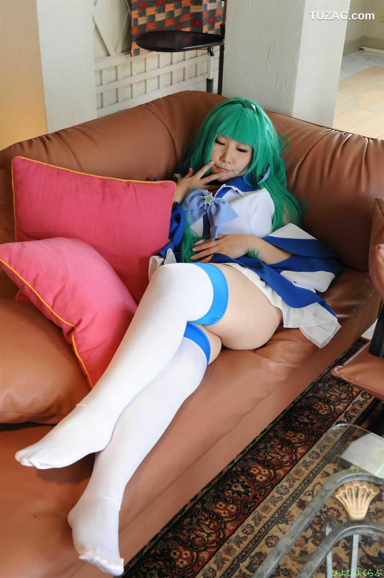 日本CosPlay_丹雫ひよ 《Touhou Project》Kochiya Sanae まじかるさなえちゃん  写真集[55P]