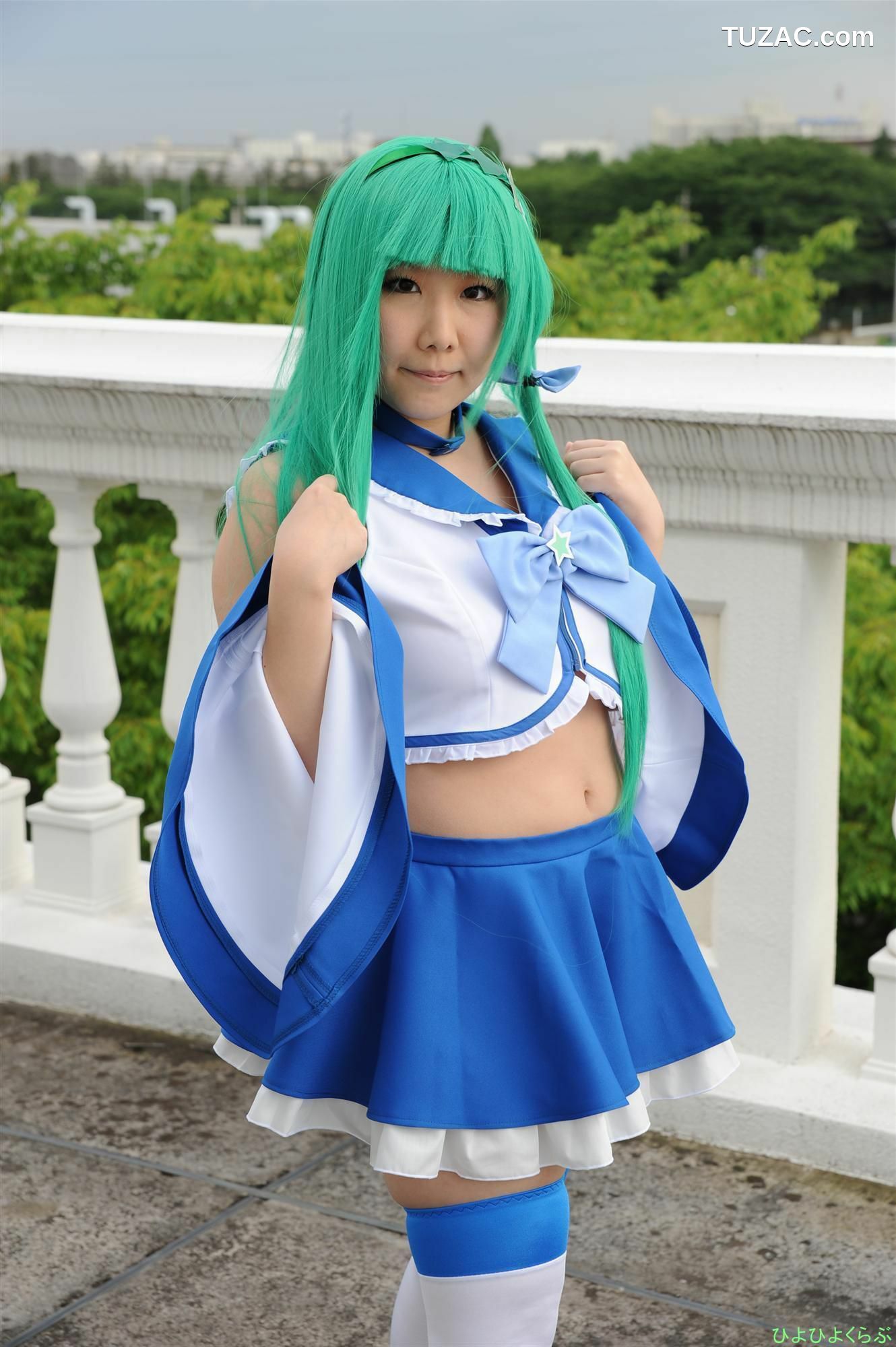 日本CosPlay_丹雫ひよ 《Touhou Project》Kochiya Sanae まじかるさなえちゃん  写真集[55P]