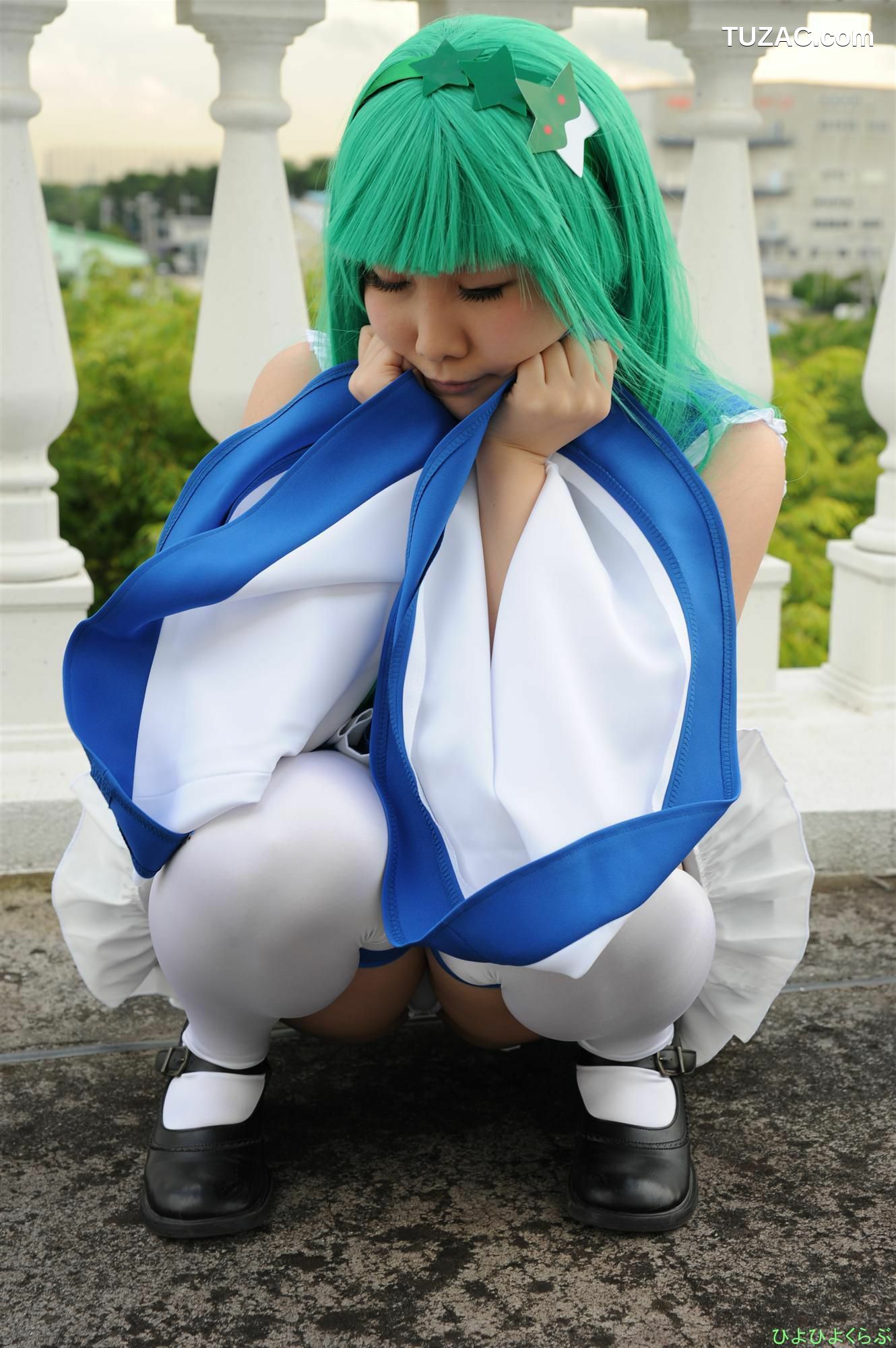 日本CosPlay_丹雫ひよ 《Touhou Project》Kochiya Sanae まじかるさなえちゃん  写真集[55P]