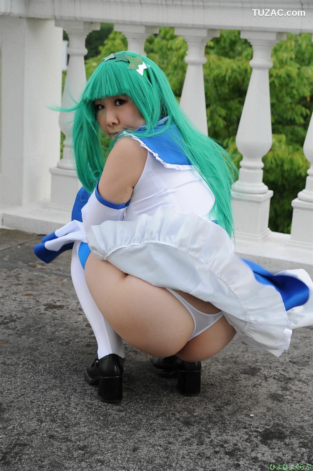日本CosPlay_丹雫ひよ 《Touhou Project》Kochiya Sanae まじかるさなえちゃん  写真集[55P]