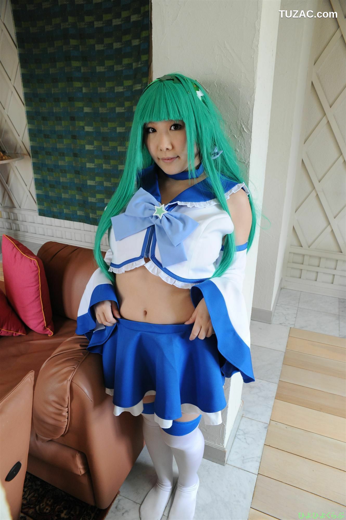 日本CosPlay_丹雫ひよ 《Touhou Project》Kochiya Sanae まじかるさなえちゃん  写真集[55P]