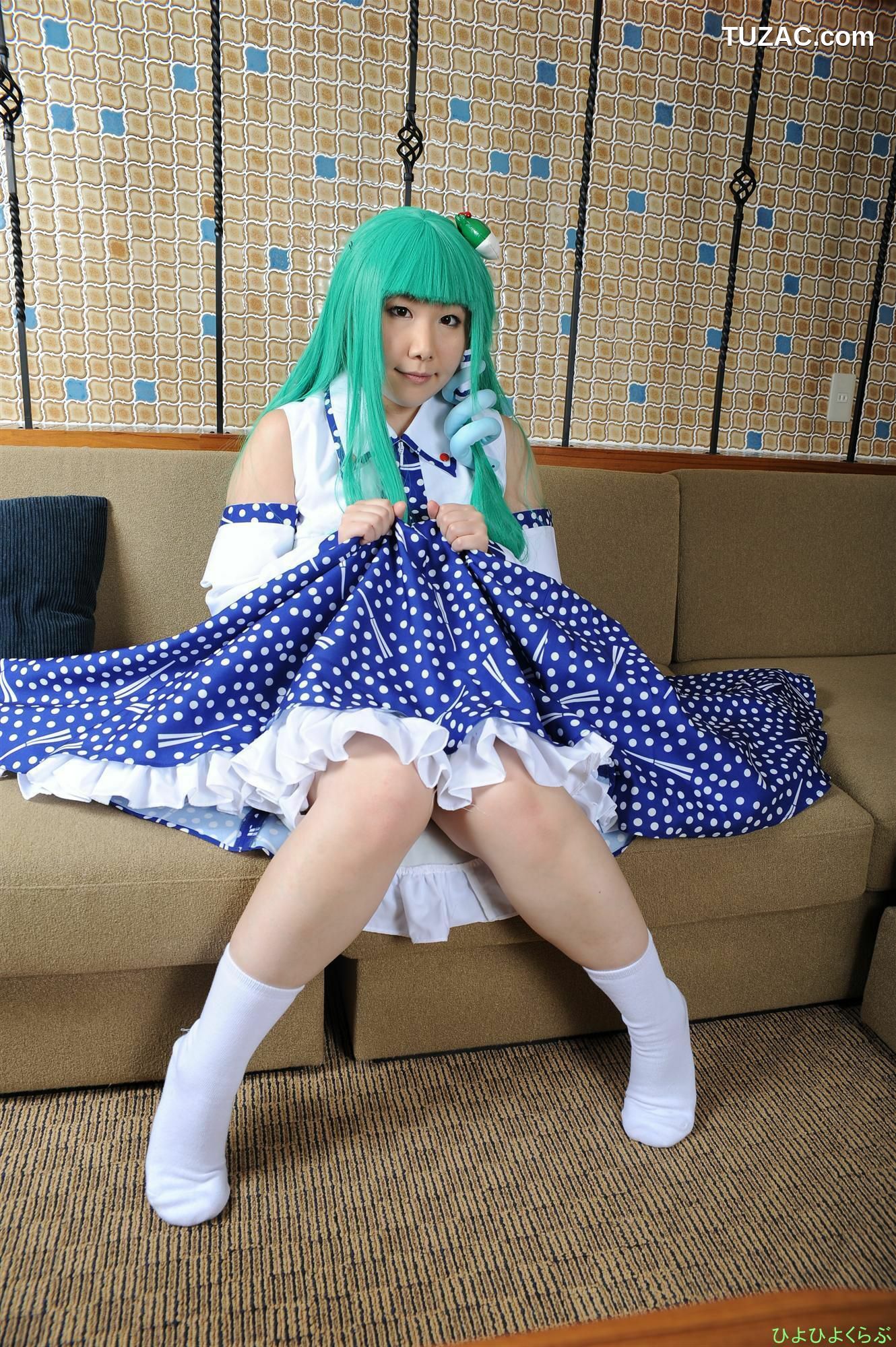日本CosPlay_丹雫ひよ 《Touhou Project》Kochiya Sanae 早苗ちゃん  写真集[100P]