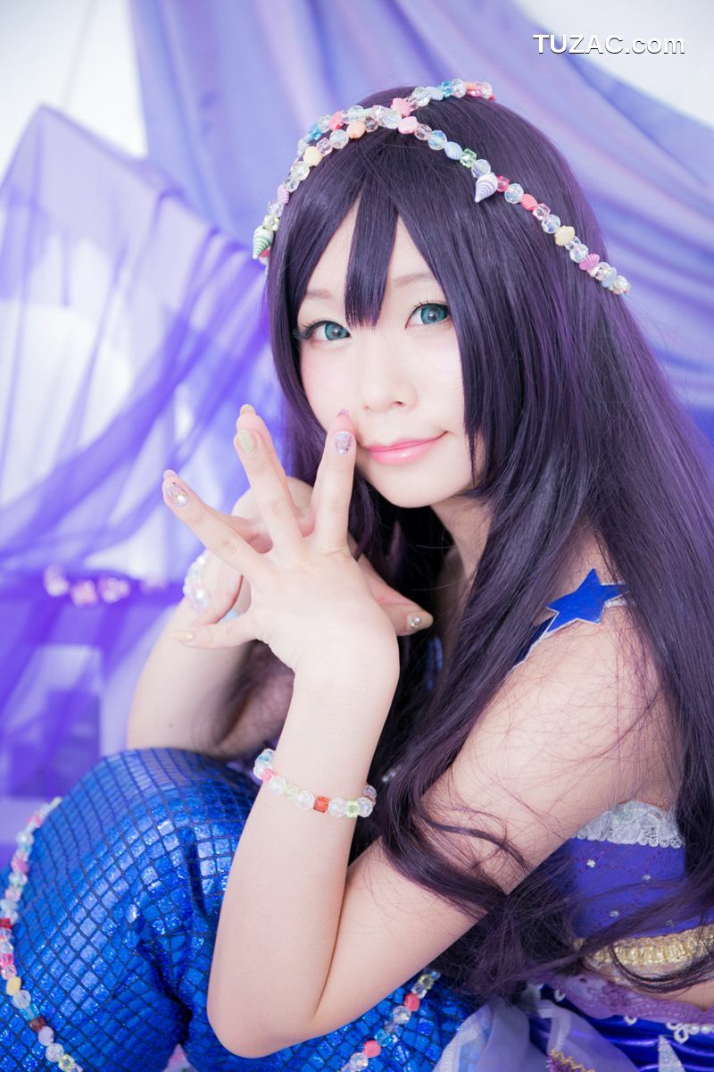 日本CosPlay_五木昶《Love Live!》園田海未 mermaid 写真集[100P]