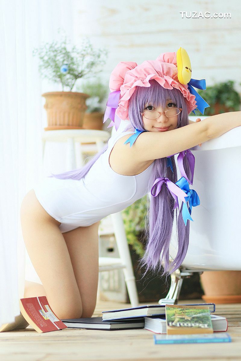 日本CosPlay_天使みゅ (Tenshi Myu) 《東方Project》Patchouli Knowledge 2  写真集[120P]
