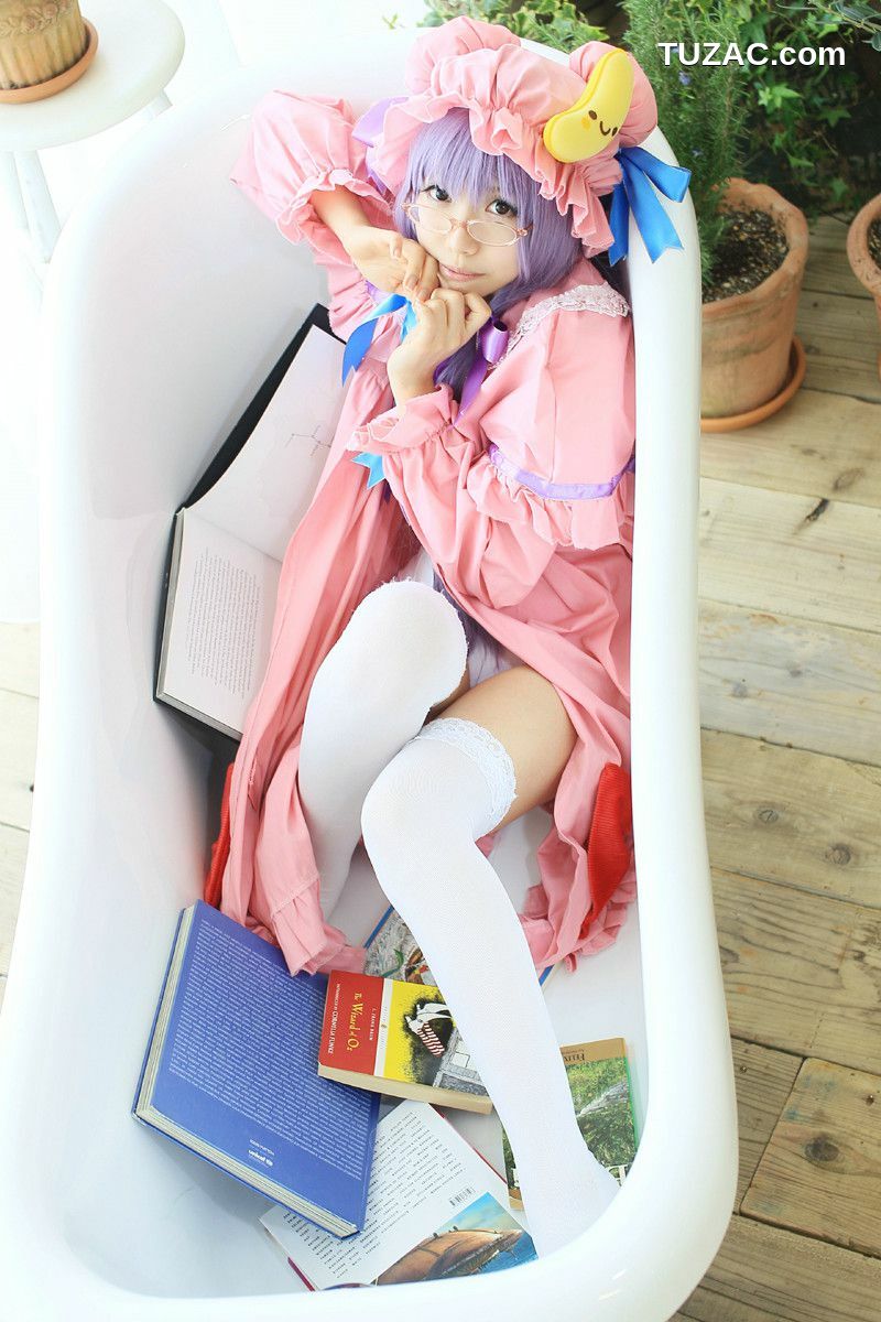 日本CosPlay_天使みゅ (Tenshi Myu) 《東方Project》Patchouli Knowledge 2  写真集[120P]