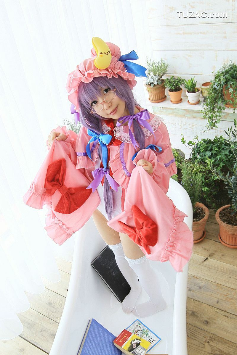 日本CosPlay_天使みゅ (Tenshi Myu) 《東方Project》Patchouli Knowledge 2  写真集[120P]