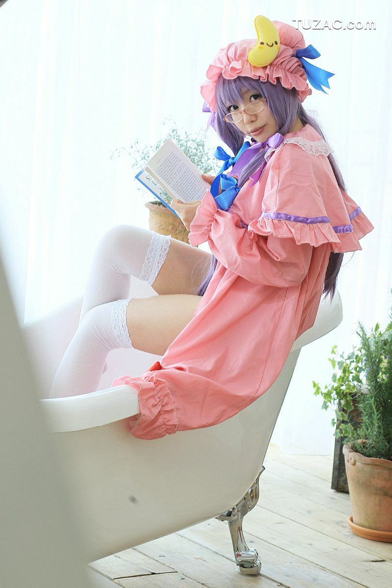 日本CosPlay_天使みゅ (Tenshi Myu) 《東方Project》Patchouli Knowledge 2  写真集[120P]