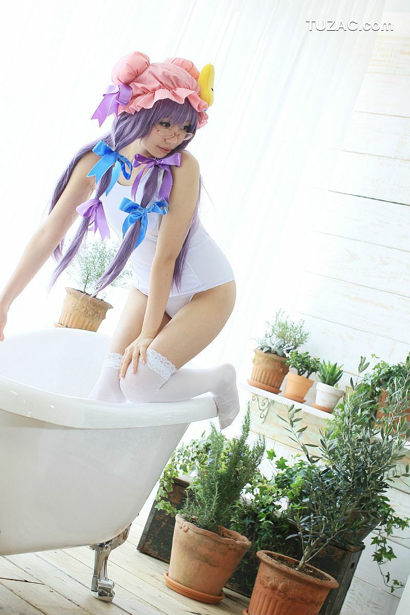 日本CosPlay_天使みゅ (Tenshi Myu) 《東方Project》Patchouli Knowledge 2  写真集[120P]