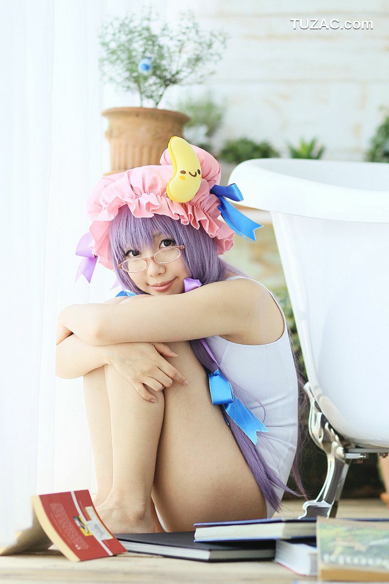 日本CosPlay_天使みゅ (Tenshi Myu) 《東方Project》Patchouli Knowledge 2  写真集[120P]
