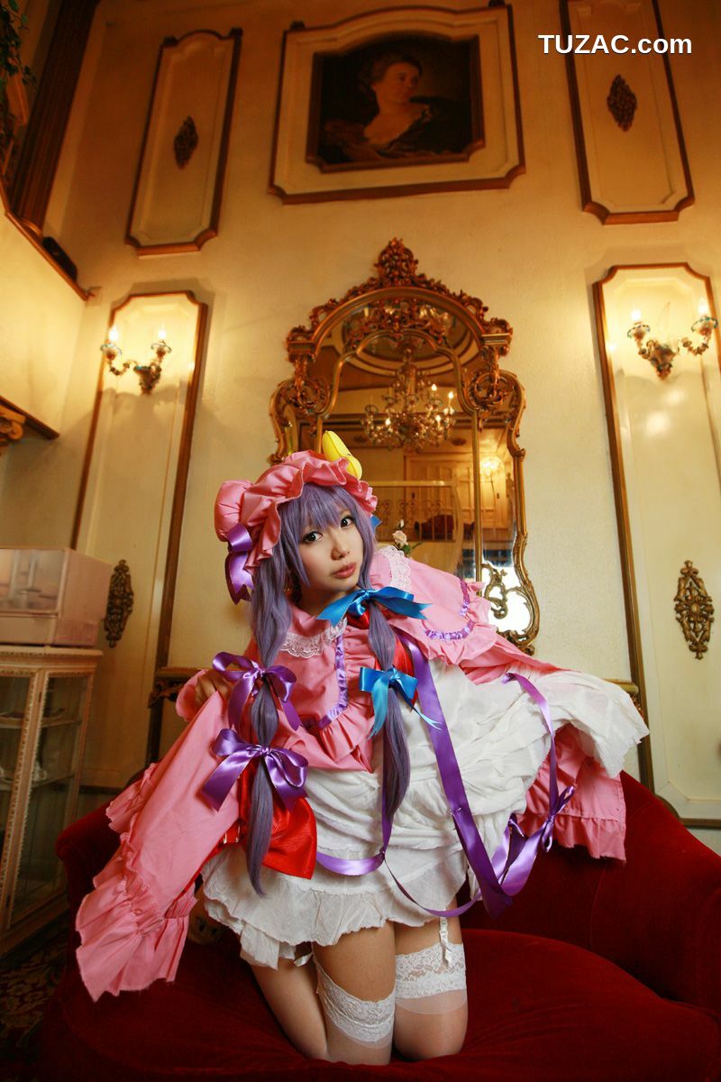 日本CosPlay_天使みゅ《Touhou Project》Patchouli Knowledge 写真集[100P]