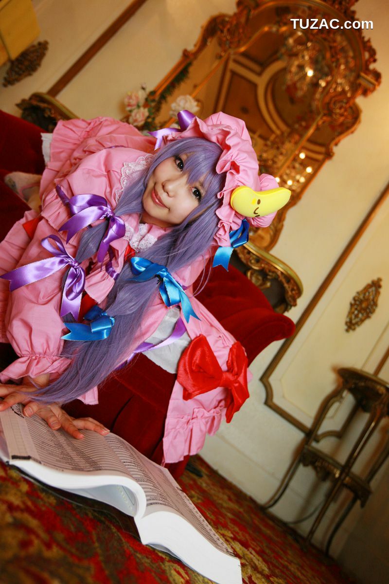 日本CosPlay_天使みゅ《Touhou Project》Patchouli Knowledge 写真集[100P]