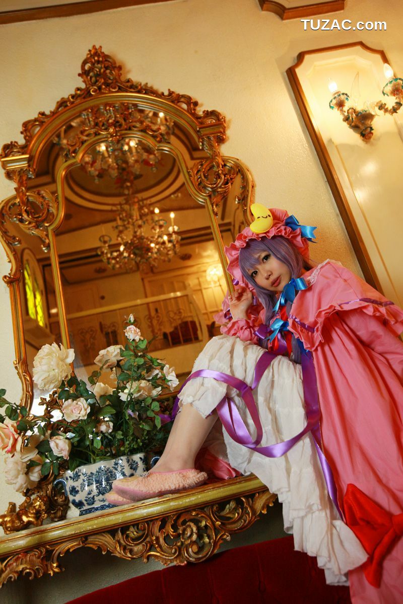 日本CosPlay_天使みゅ《Touhou Project》Patchouli Knowledge 写真集[100P]