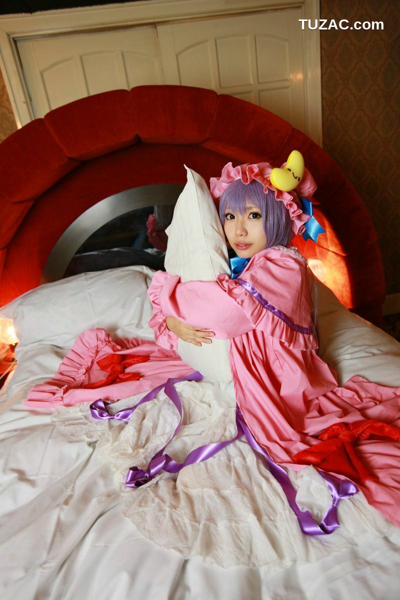 日本CosPlay_天使みゅ《Touhou Project》Patchouli Knowledge 写真集[100P]