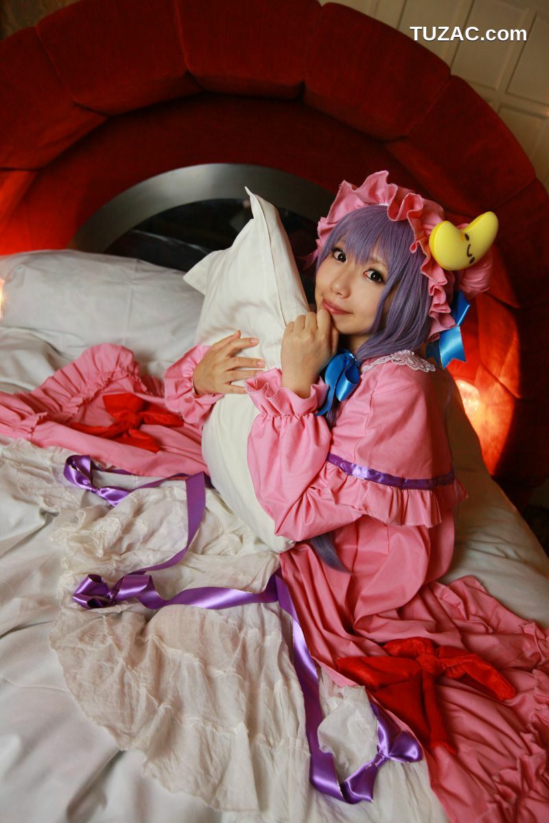 日本CosPlay_天使みゅ《Touhou Project》Patchouli Knowledge 写真集[100P]