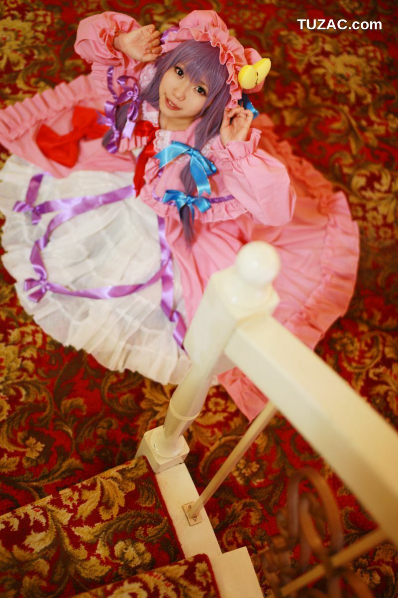 日本CosPlay_天使みゅ《Touhou Project》Patchouli Knowledge 写真集[100P]