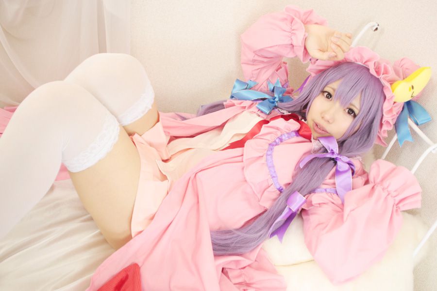 日本CosPlay_天使みゅ《Touhou Project》Patchouli Knowledge 写真集[100P]