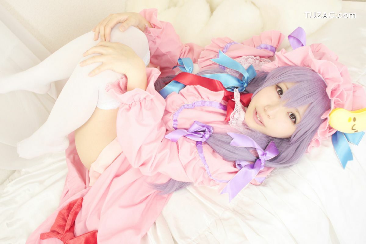 日本CosPlay_天使みゅ《Touhou Project》Patchouli Knowledge 写真集[100P]