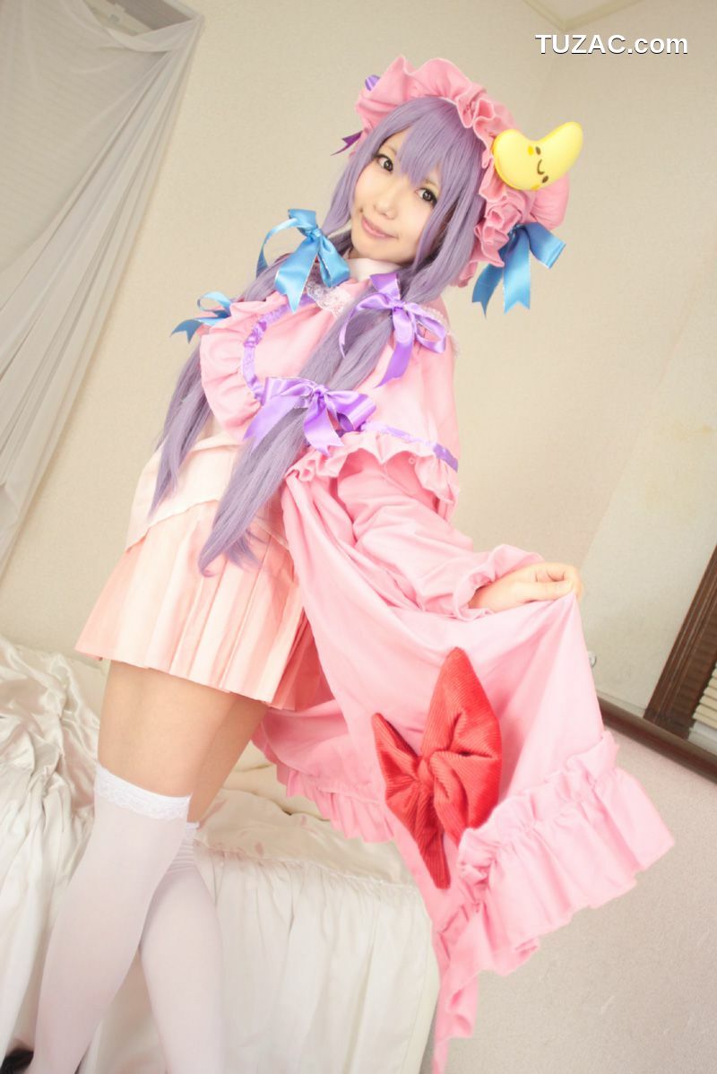 日本CosPlay_天使みゅ《Touhou Project》Patchouli Knowledge 写真集[100P]