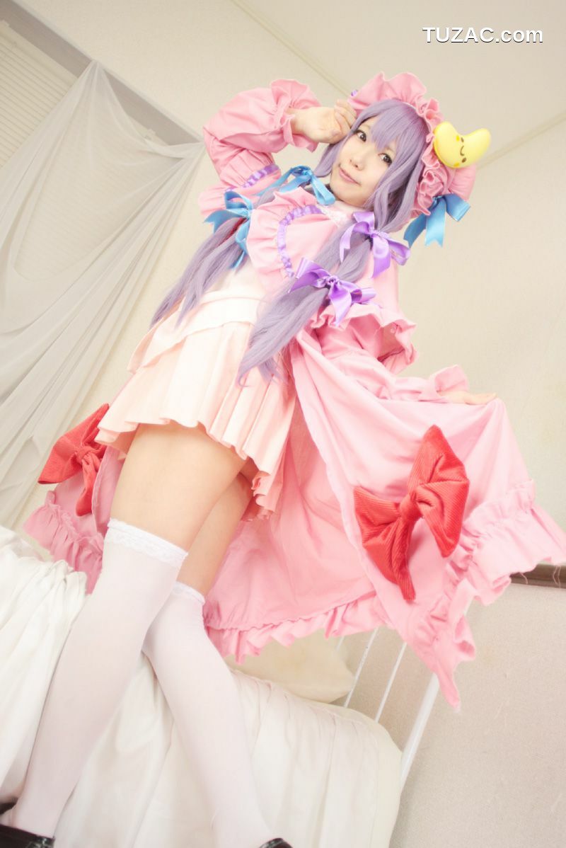 日本CosPlay_天使みゅ《Touhou Project》Patchouli Knowledge 写真集[100P]