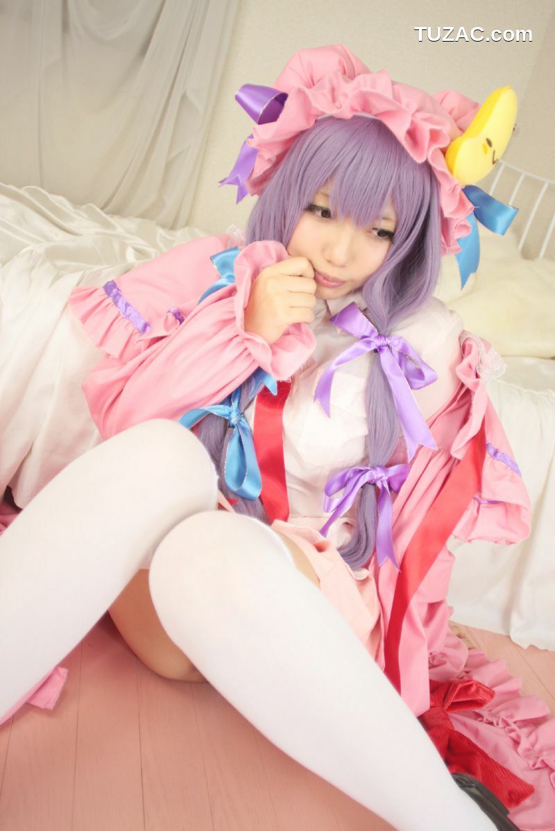 日本CosPlay_天使みゅ《Touhou Project》Patchouli Knowledge 写真集[100P]