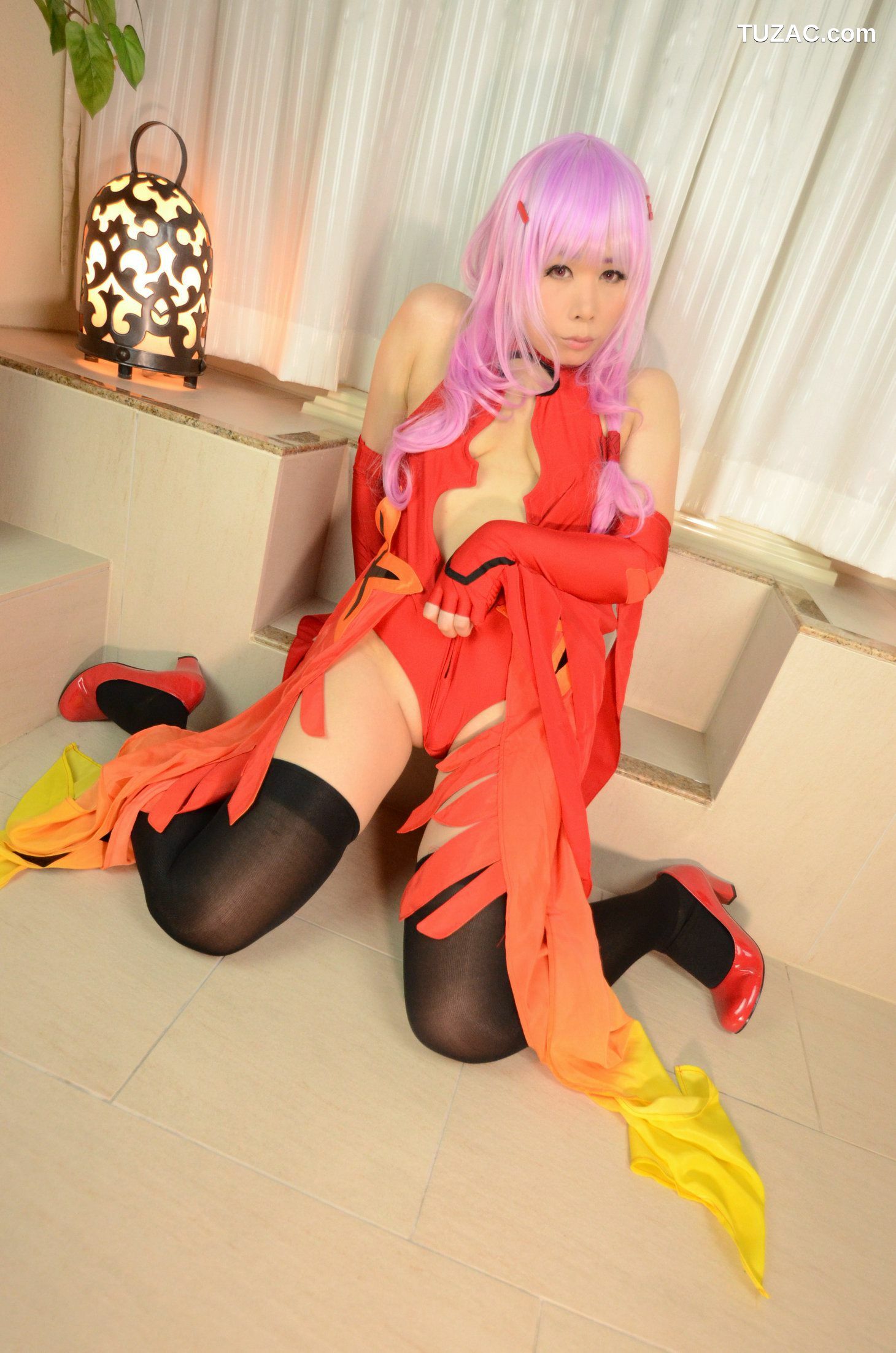 日本CosPlay_岡田ゆい《Guilty Crown》楪いのり 写真集[100P]