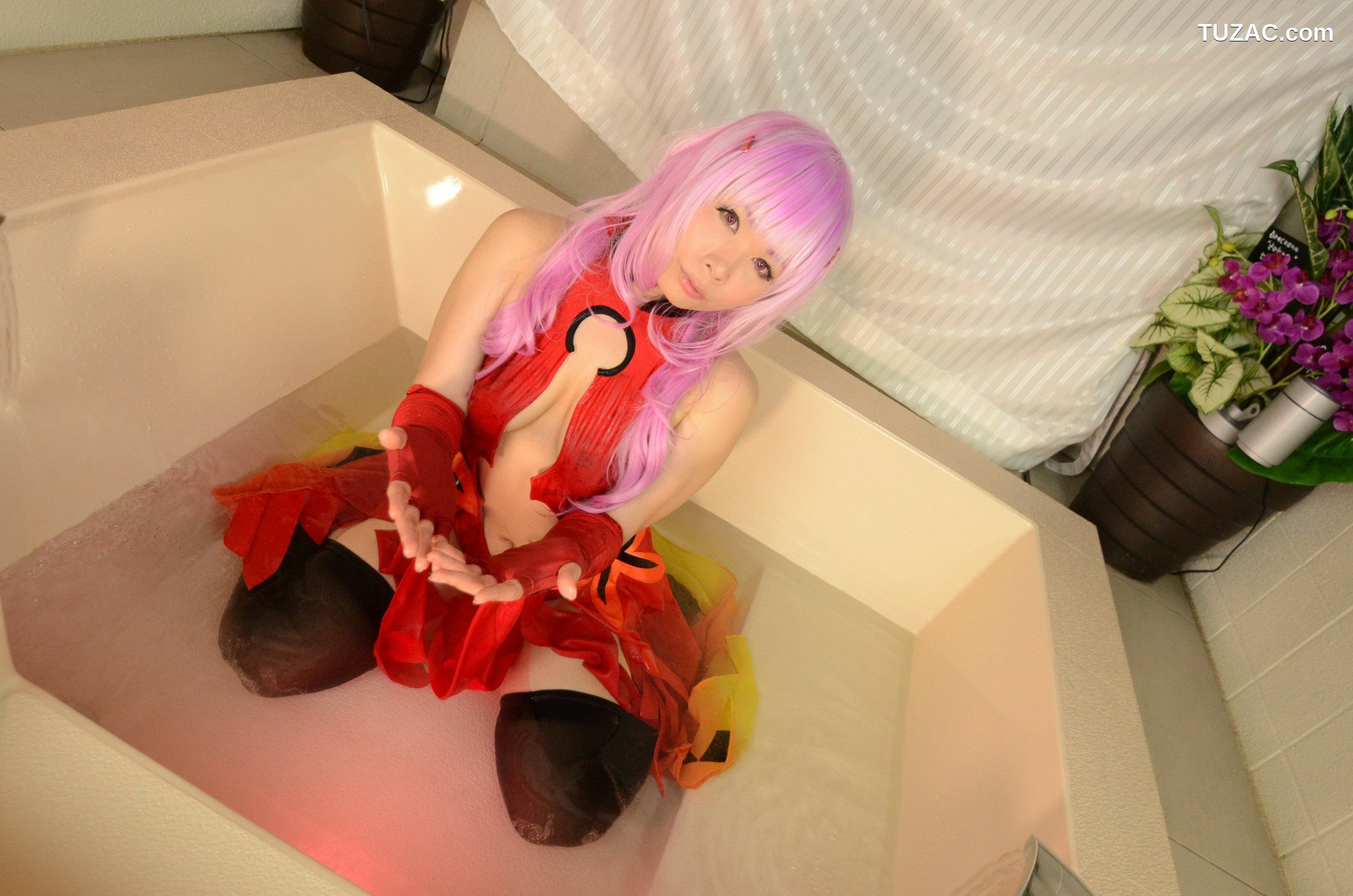 日本CosPlay_岡田ゆい《Guilty Crown》楪いのり 写真集[100P]
