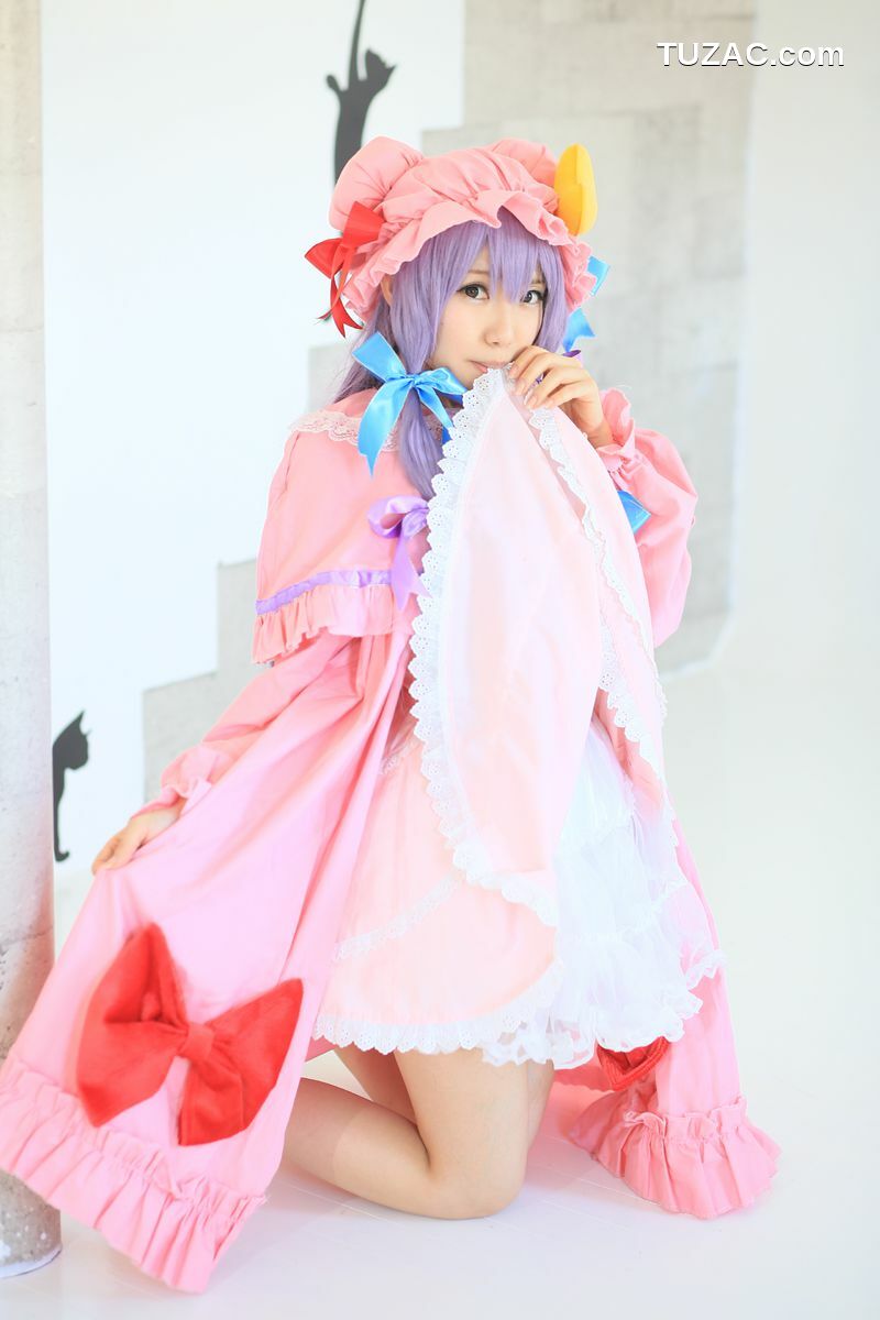 日本CosPlay_早乙女らぶ (目々泽めぐ) 《東方Project》パチュリー·ノーレッジ 写真集