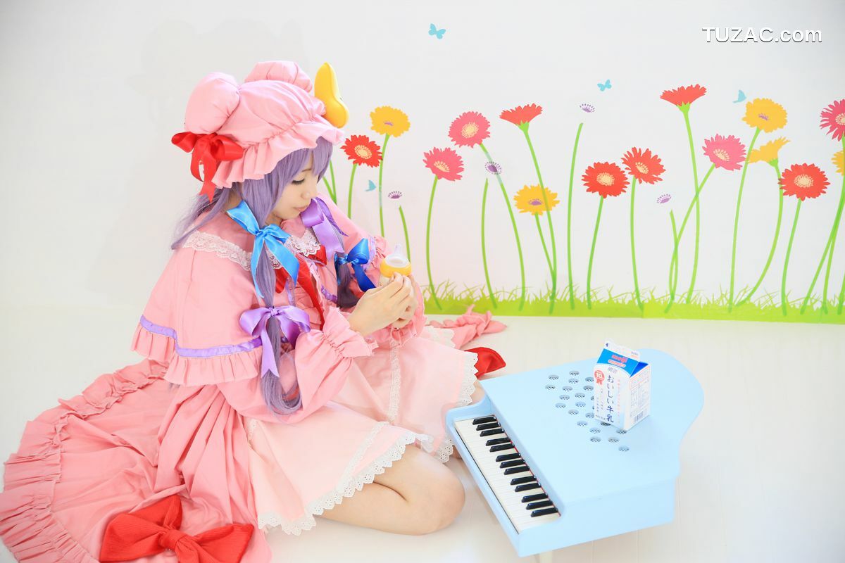 日本CosPlay_早乙女らぶ (目々泽めぐ) 《東方Project》パチュリー·ノーレッジ 写真集