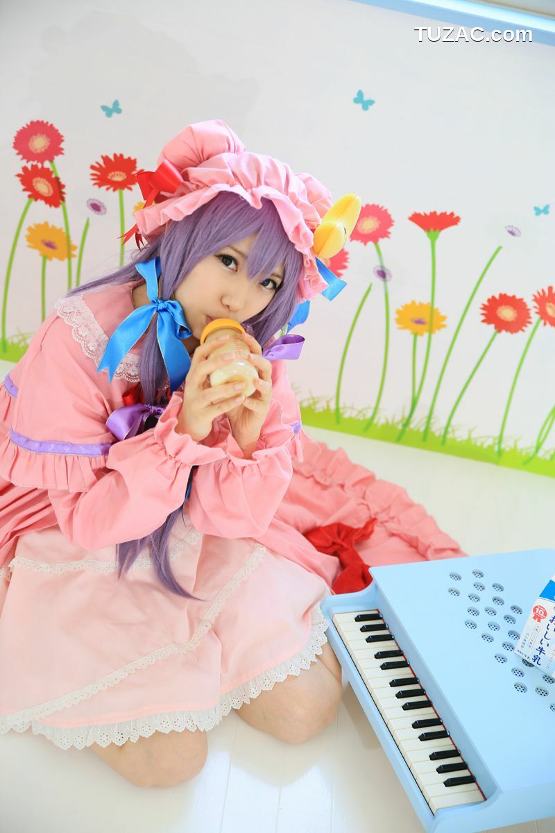 日本CosPlay_早乙女らぶ (目々泽めぐ) 《東方Project》パチュリー·ノーレッジ 写真集