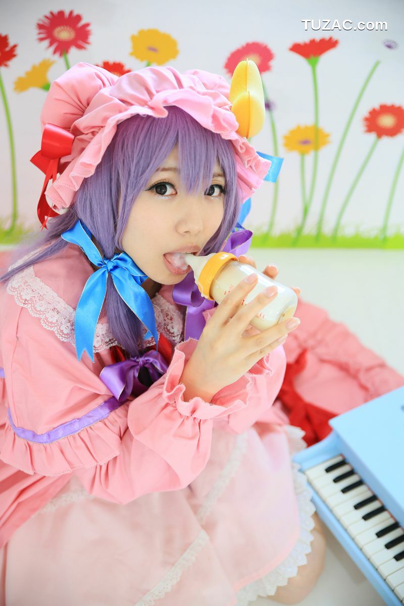 日本CosPlay_早乙女らぶ (目々泽めぐ) 《東方Project》パチュリー·ノーレッジ 写真集