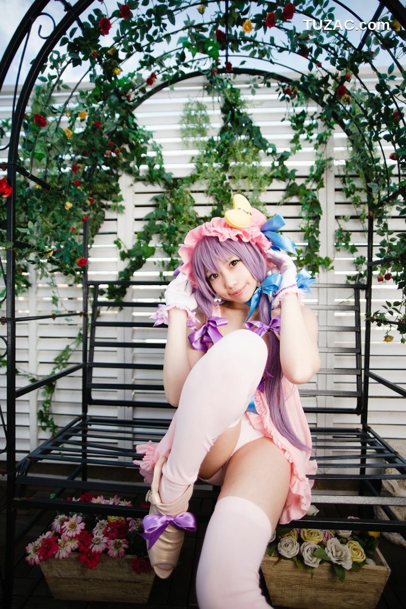 日本CosPlay_早乙女らぶ (目々泽めぐ) 《東方Project》パチュリー·ノーレッジ 写真集