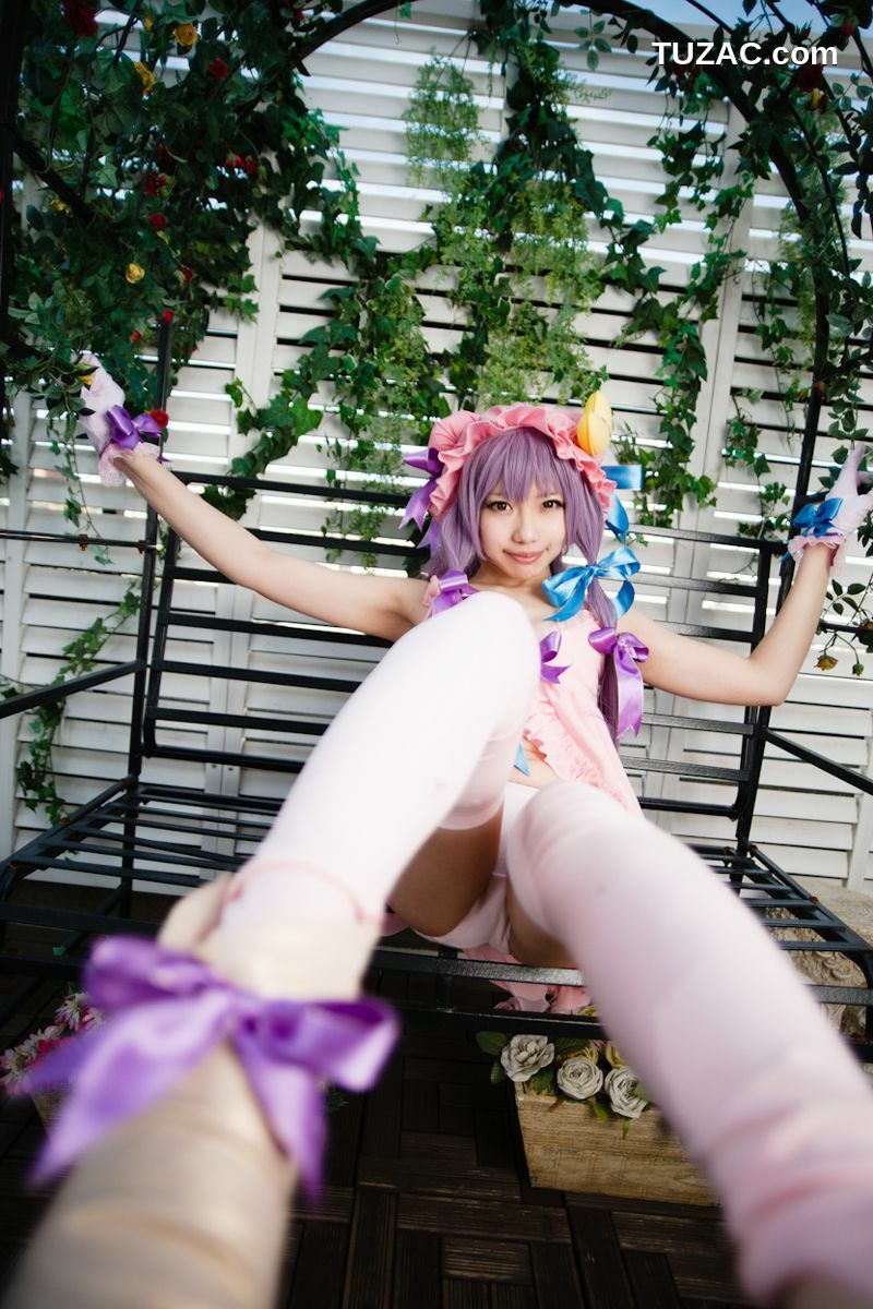 日本CosPlay_早乙女らぶ (目々泽めぐ) 《東方Project》パチュリー·ノーレッジ 写真集